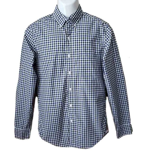 J Crew Gingham Check Shirt Men's Size Slim Fit Small - Picture 1 of 2